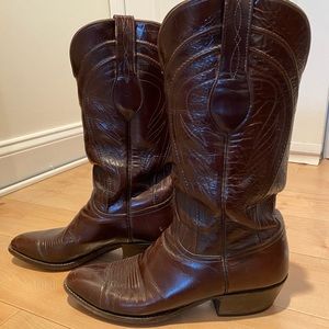 Lucchese Brown Leather Classic Boots